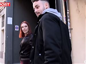 Spanish adult movie star tempts random fellow into intercourse on cam